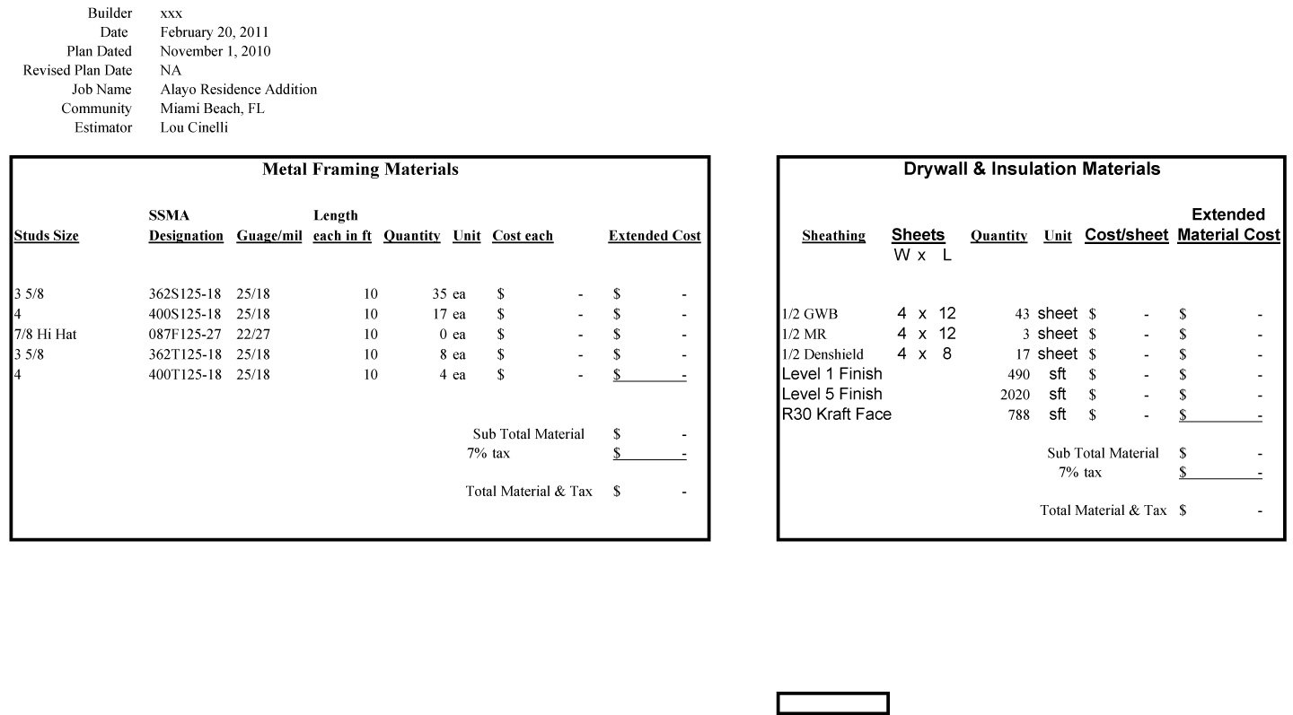 home addition estimate calculator