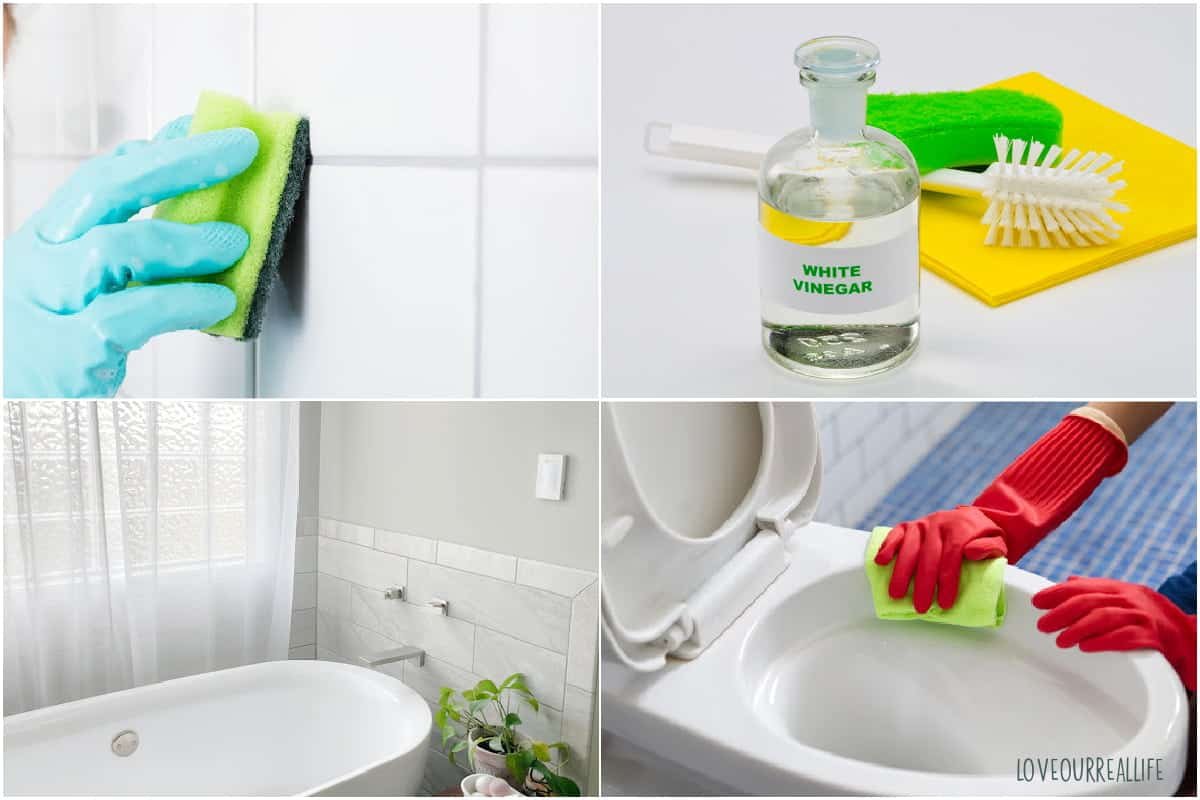 home remedies for cleaning bathroom tiles