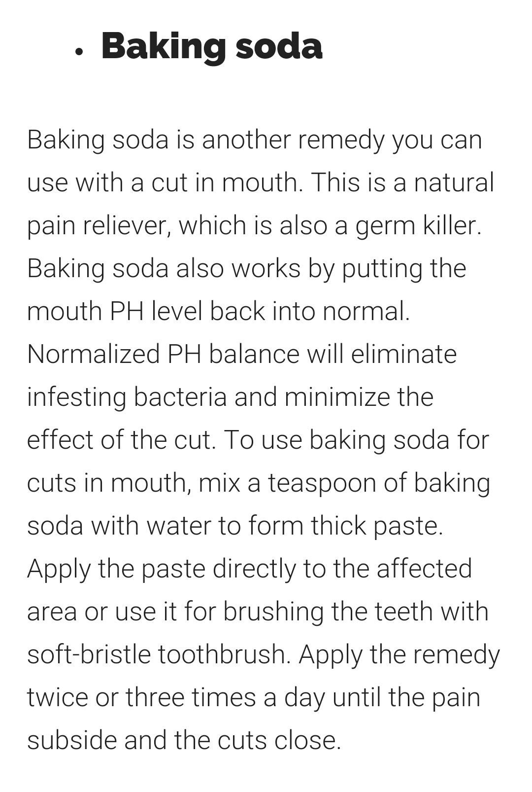 home remedies for cut in mouth