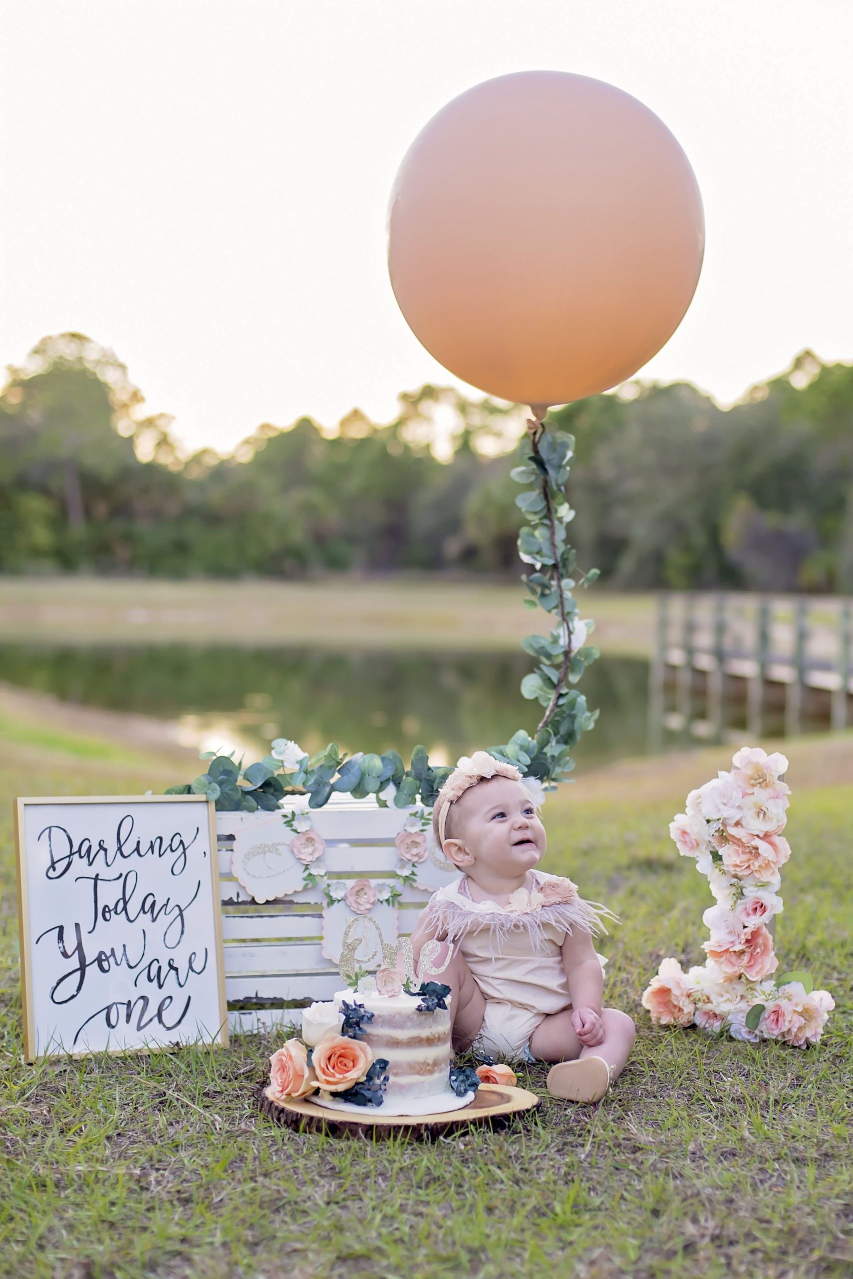 1st birthday photoshoot ideas at home