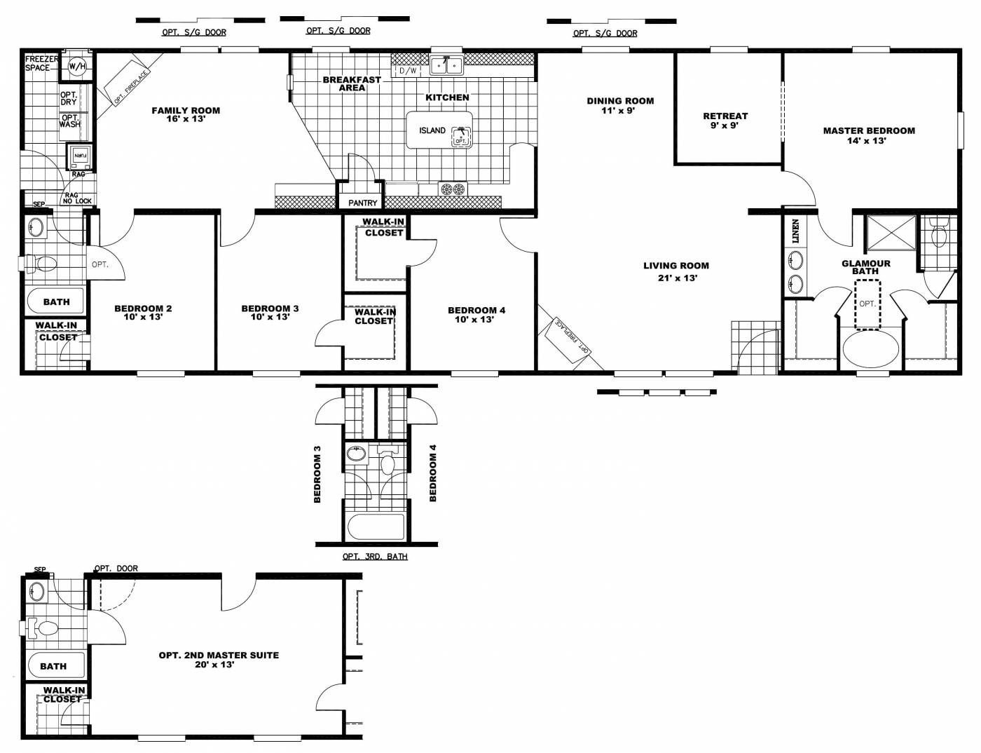 2 bedroom 2 bathroom mobile homes