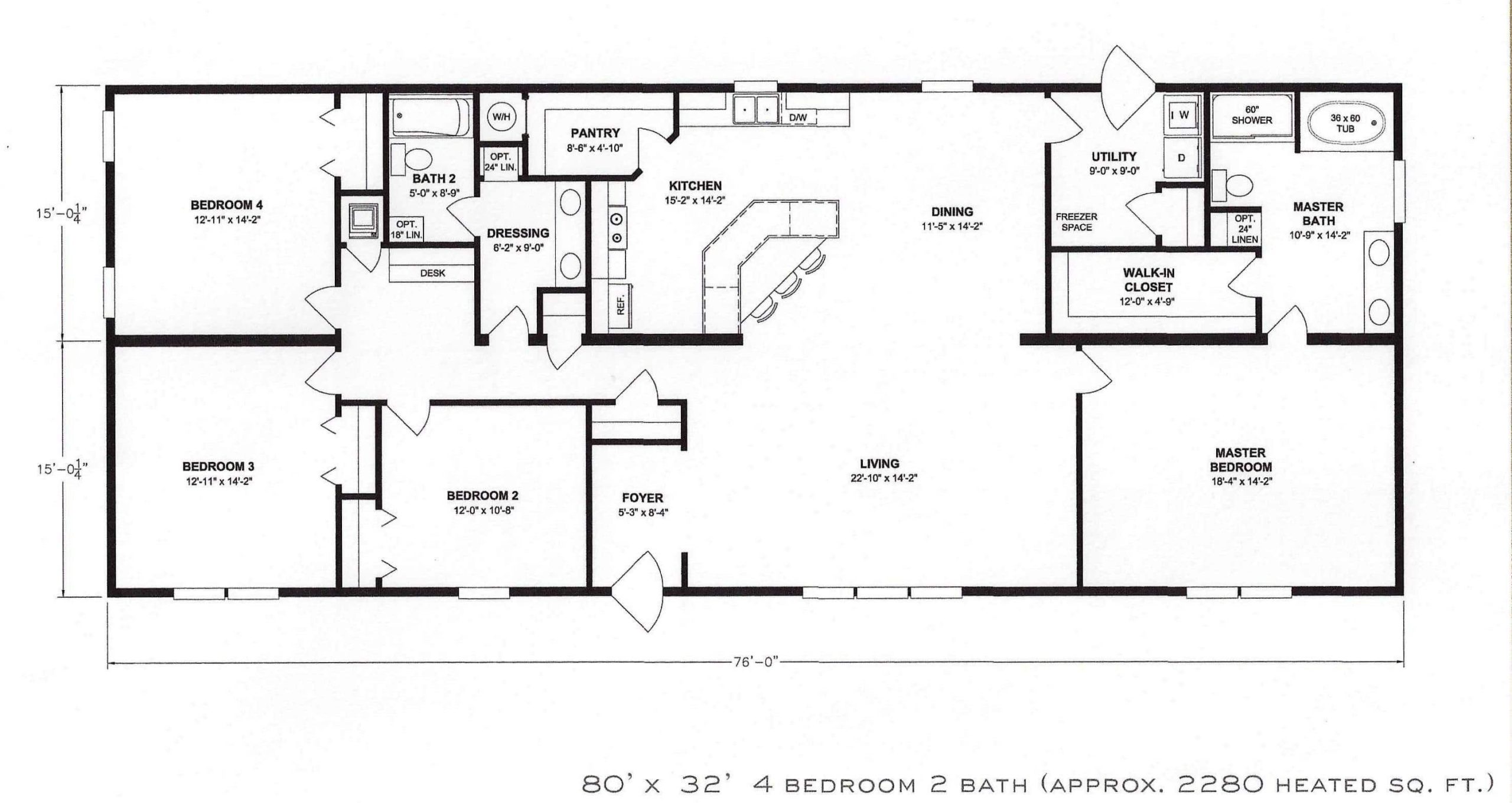 5 bedroom 3 bath mobile home price