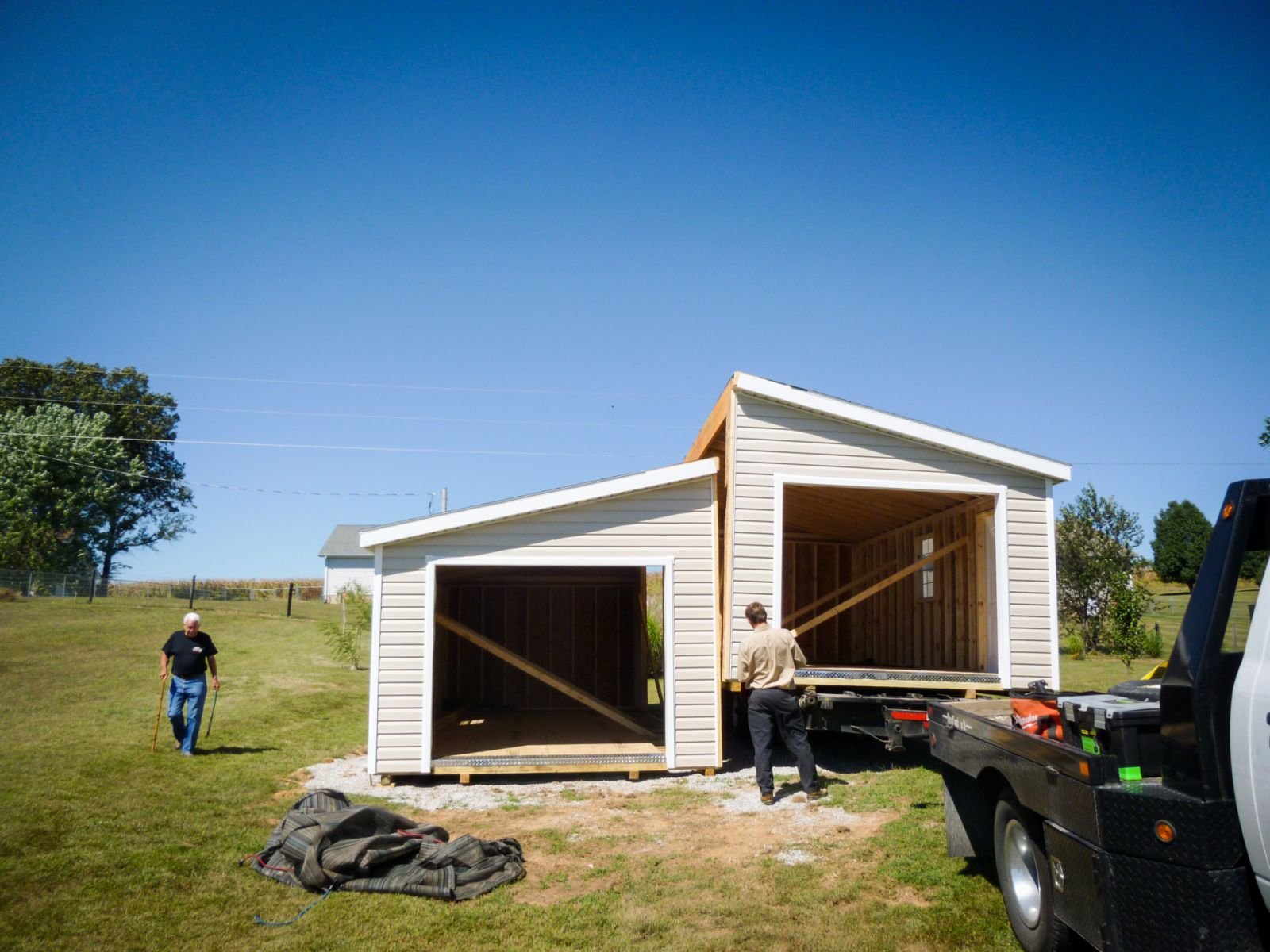 adding a garage to a manufactured home