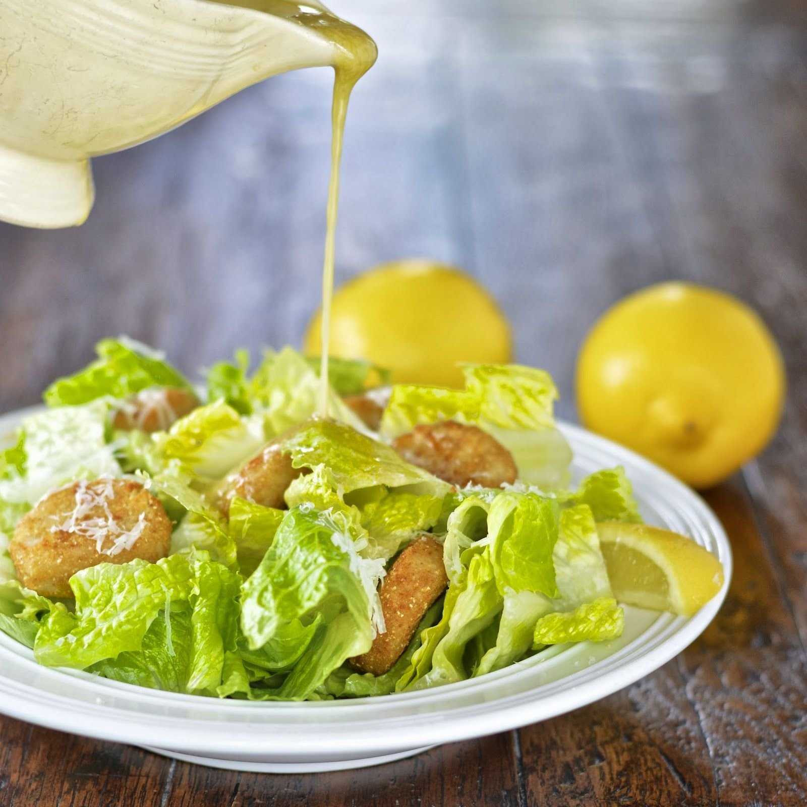 homemade caesar dressing with anchovies