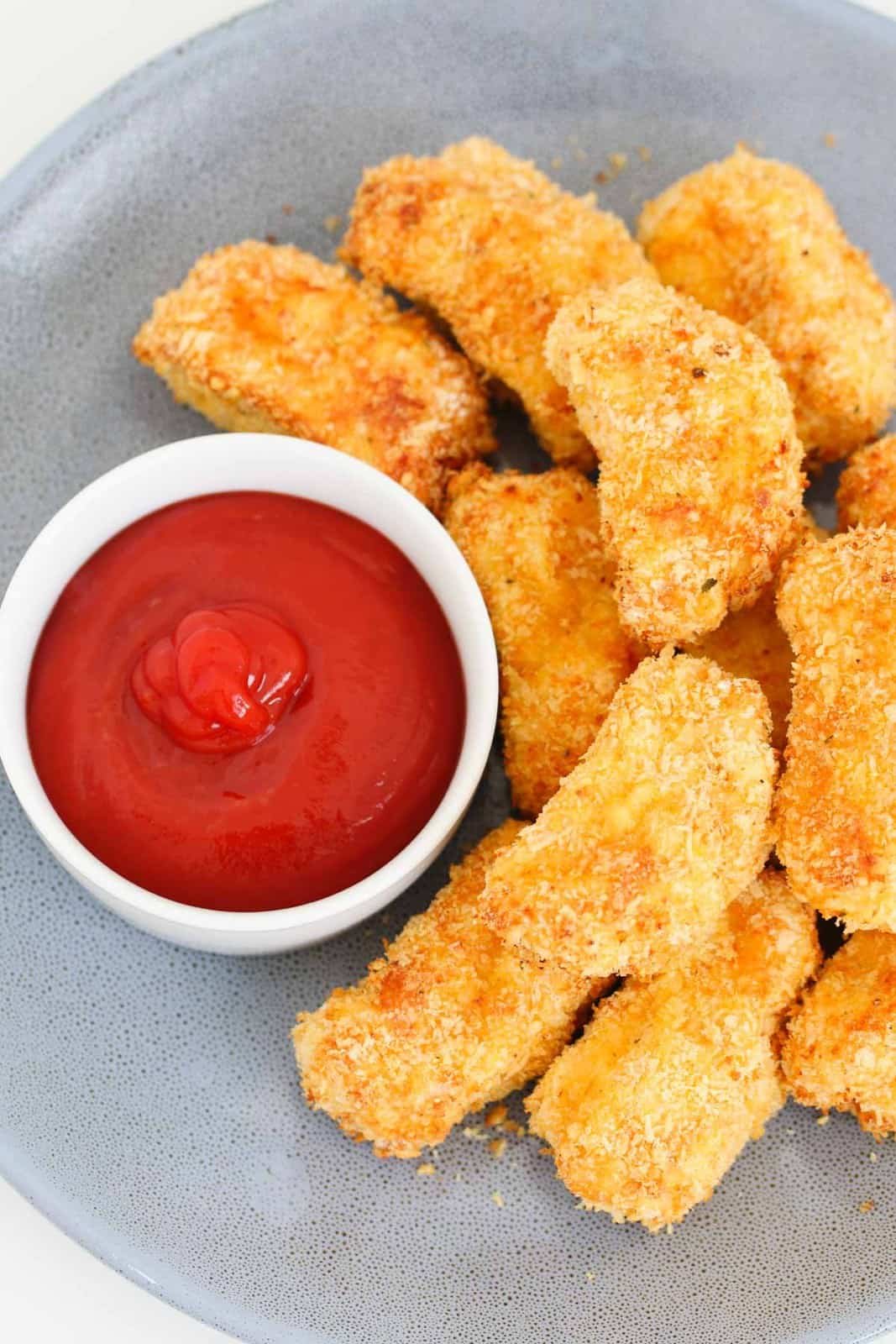homemade chicken nuggets with canned chicken