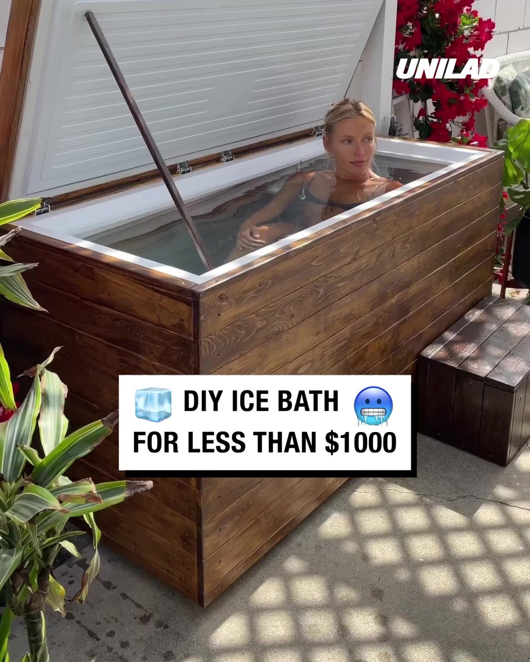 how to make an ice bath at home