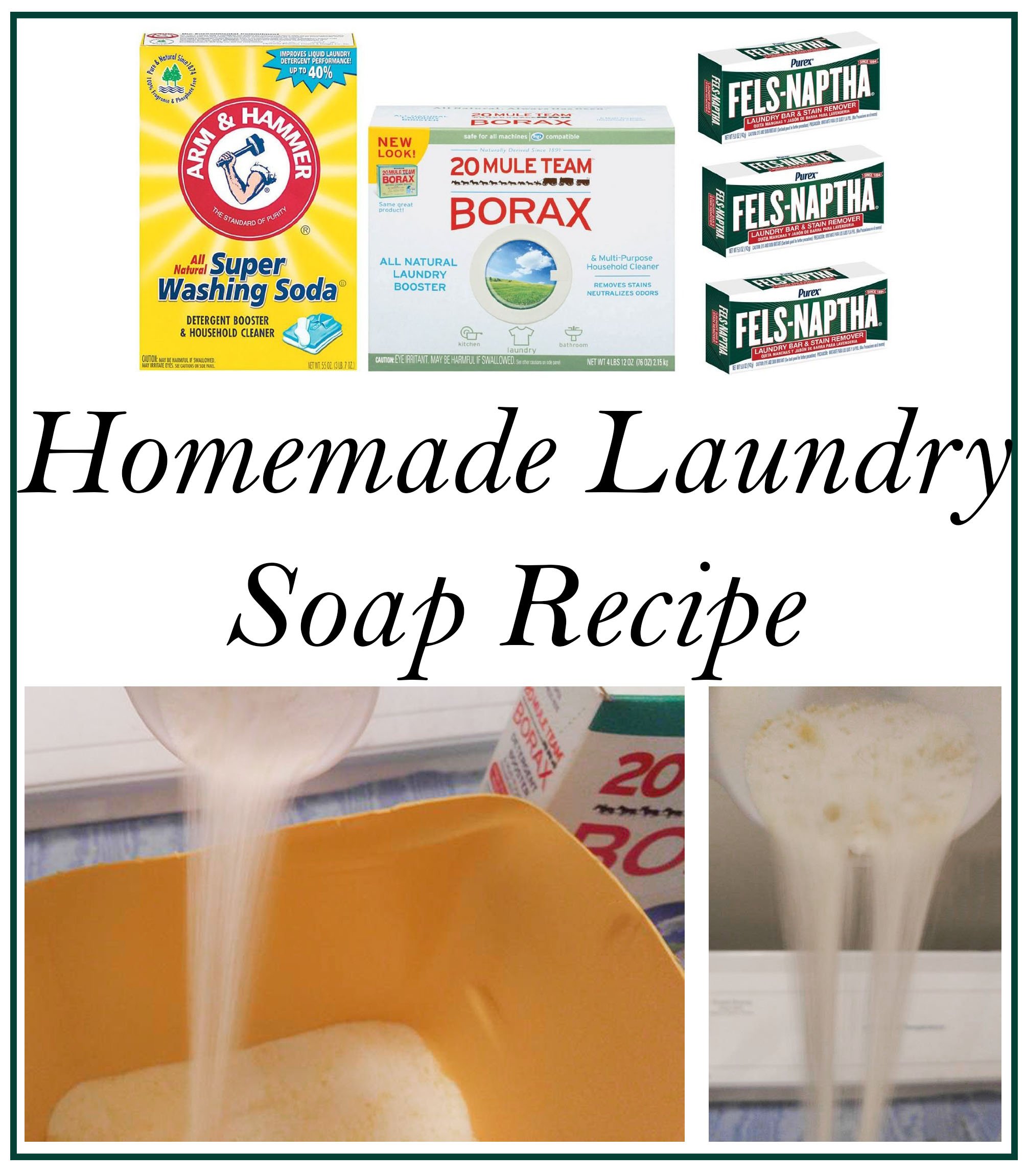 how to make homemade liquid laundry soap