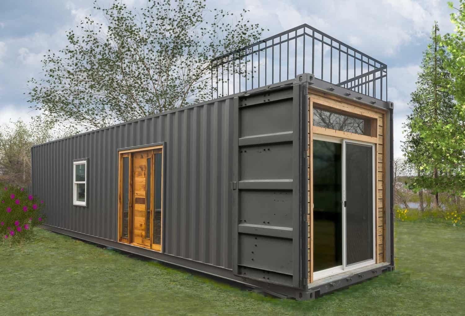 shipping containers tiny homes