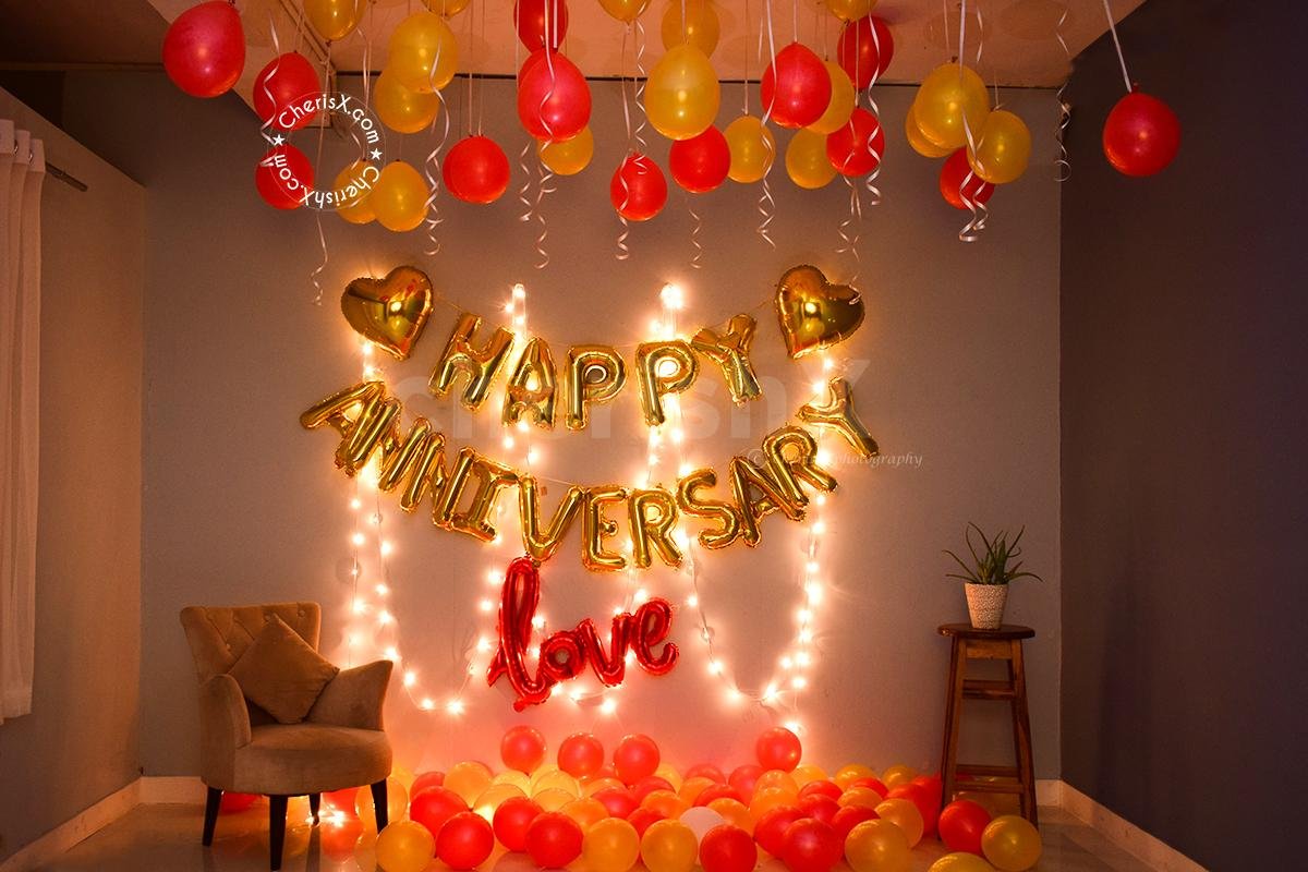 simple anniversary decoration ideas at home for parents