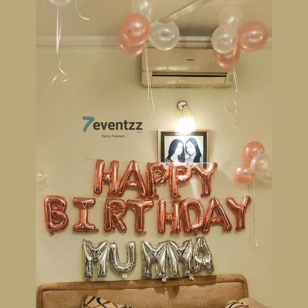 simple birthday decoration at home with photos